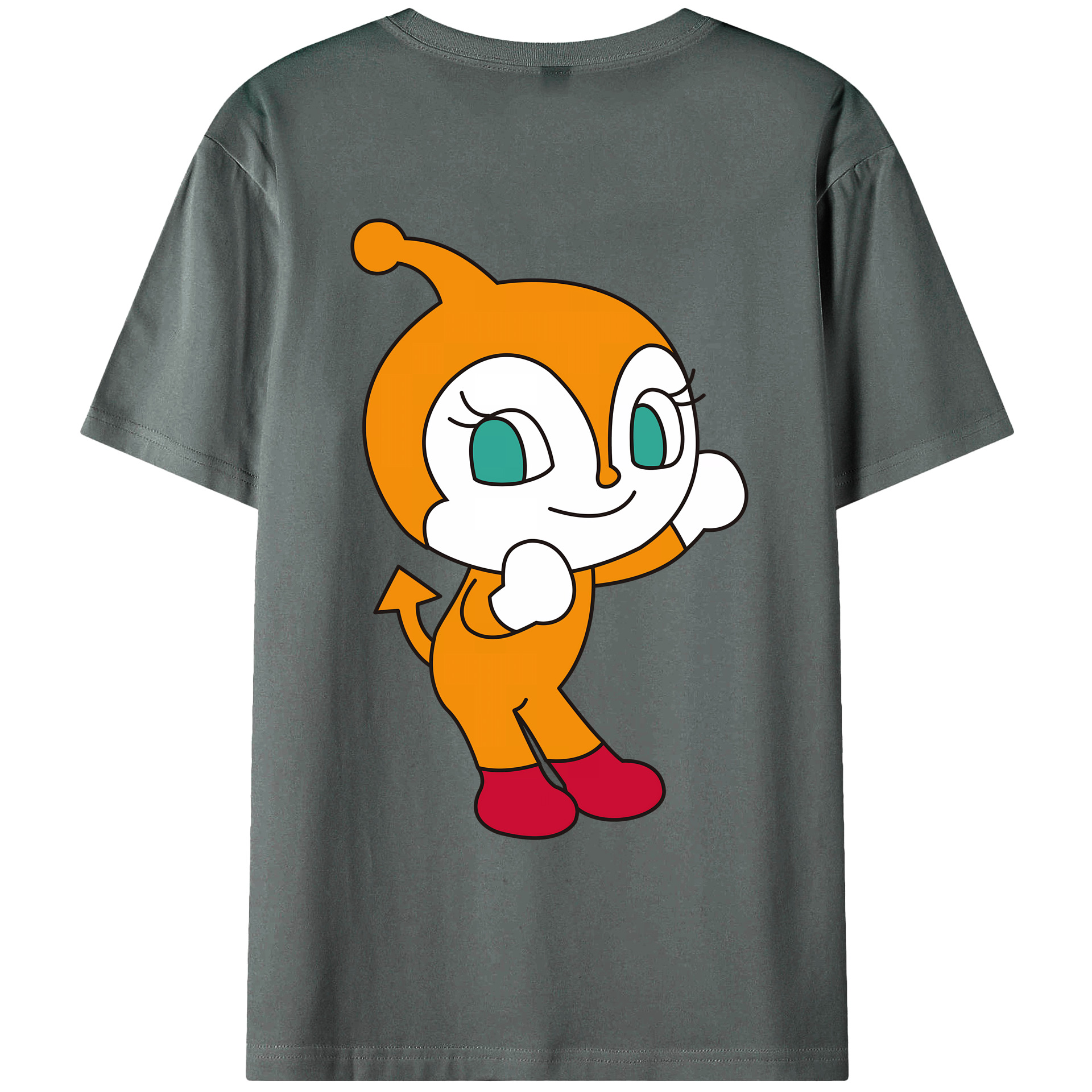 （画像用） アンパンマン Anpanman 綿100％ メンズ半袖Tシャツ（バックプリント） 通気性